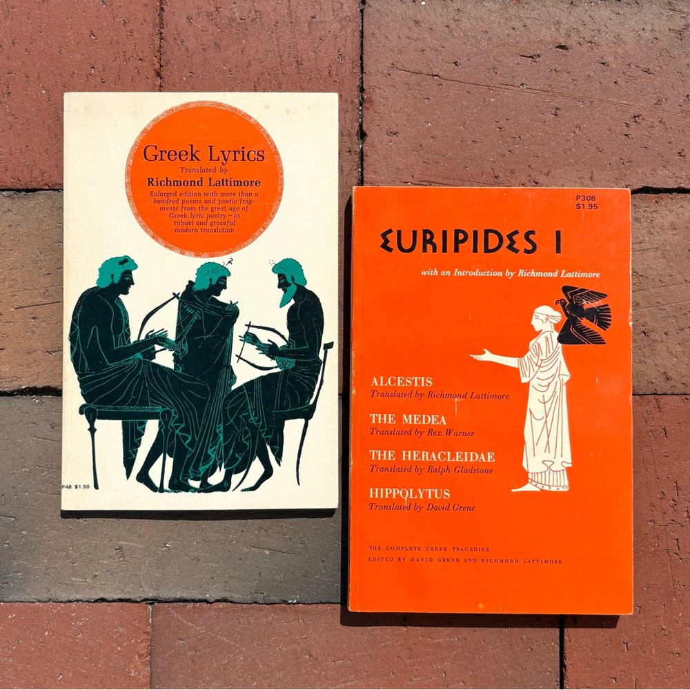 2 Vintage Greek Plays Lyrics Euripides Alcestis The Medea Greece Tragedies Art